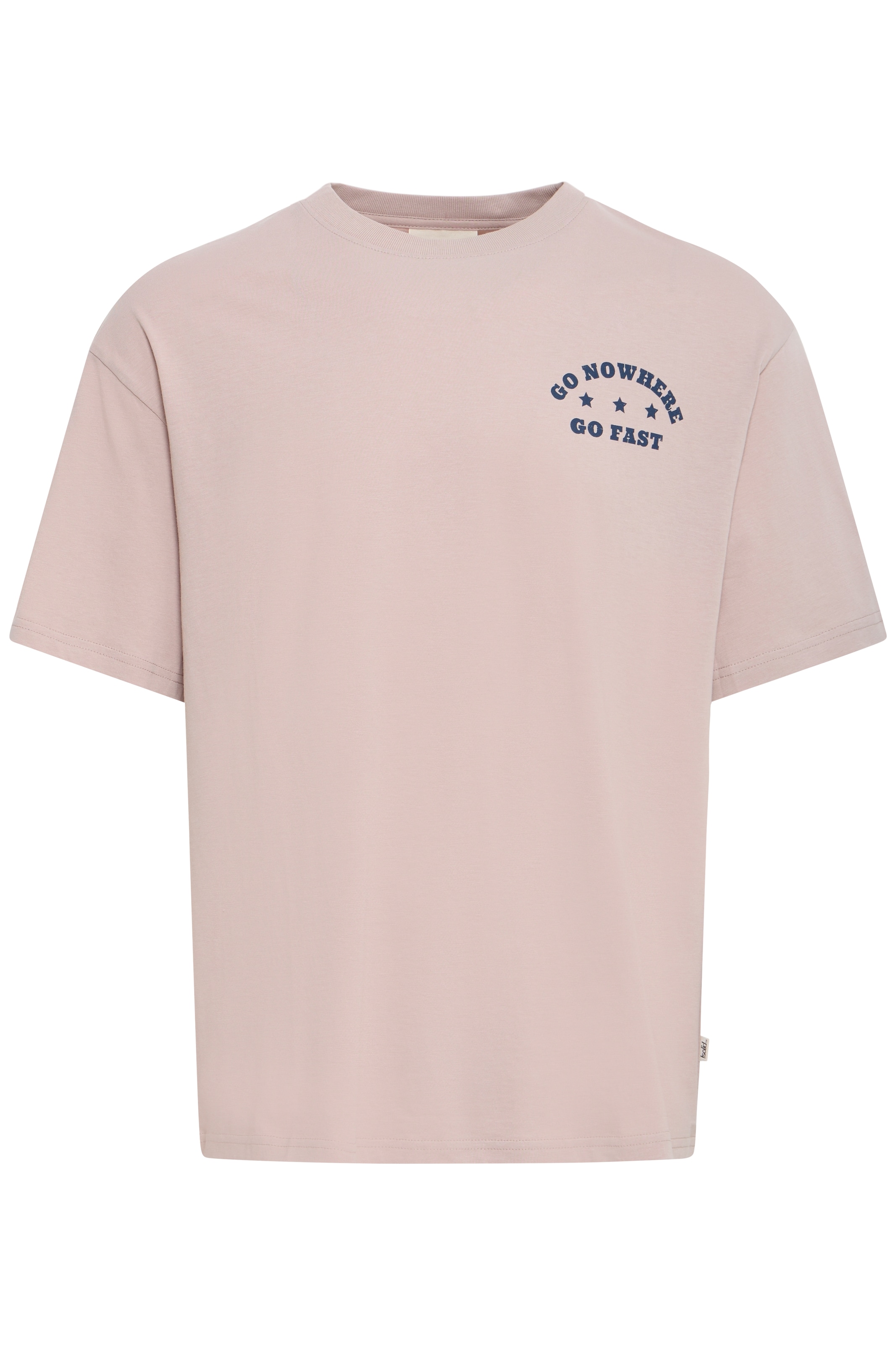 !Solid Rundhalsshirt mit Backprint ' SDUstance ' in Pink: Vorderseite