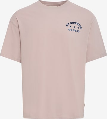 !Solid Rundhalsshirt mit Backprint ' SDUstance ' in Pink: Vorderseite