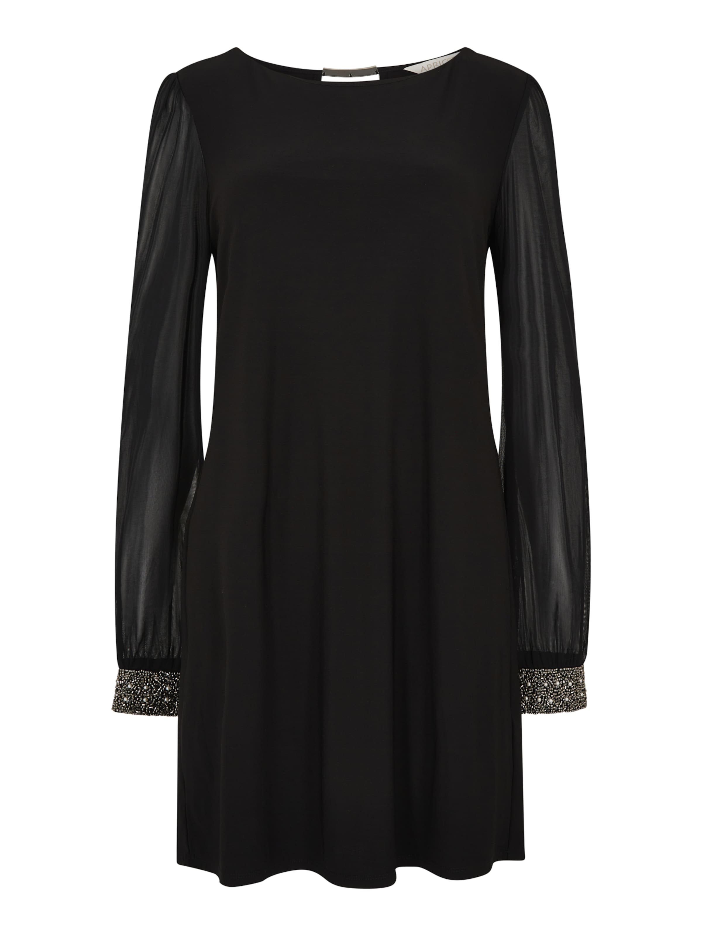 Robe de cocktail Apricot en noir : devant