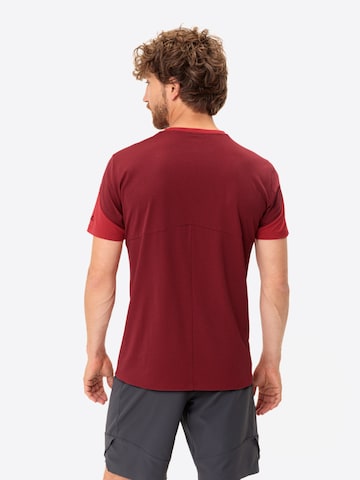 VAUDE Functioneel shirt 'Elope' in Rood