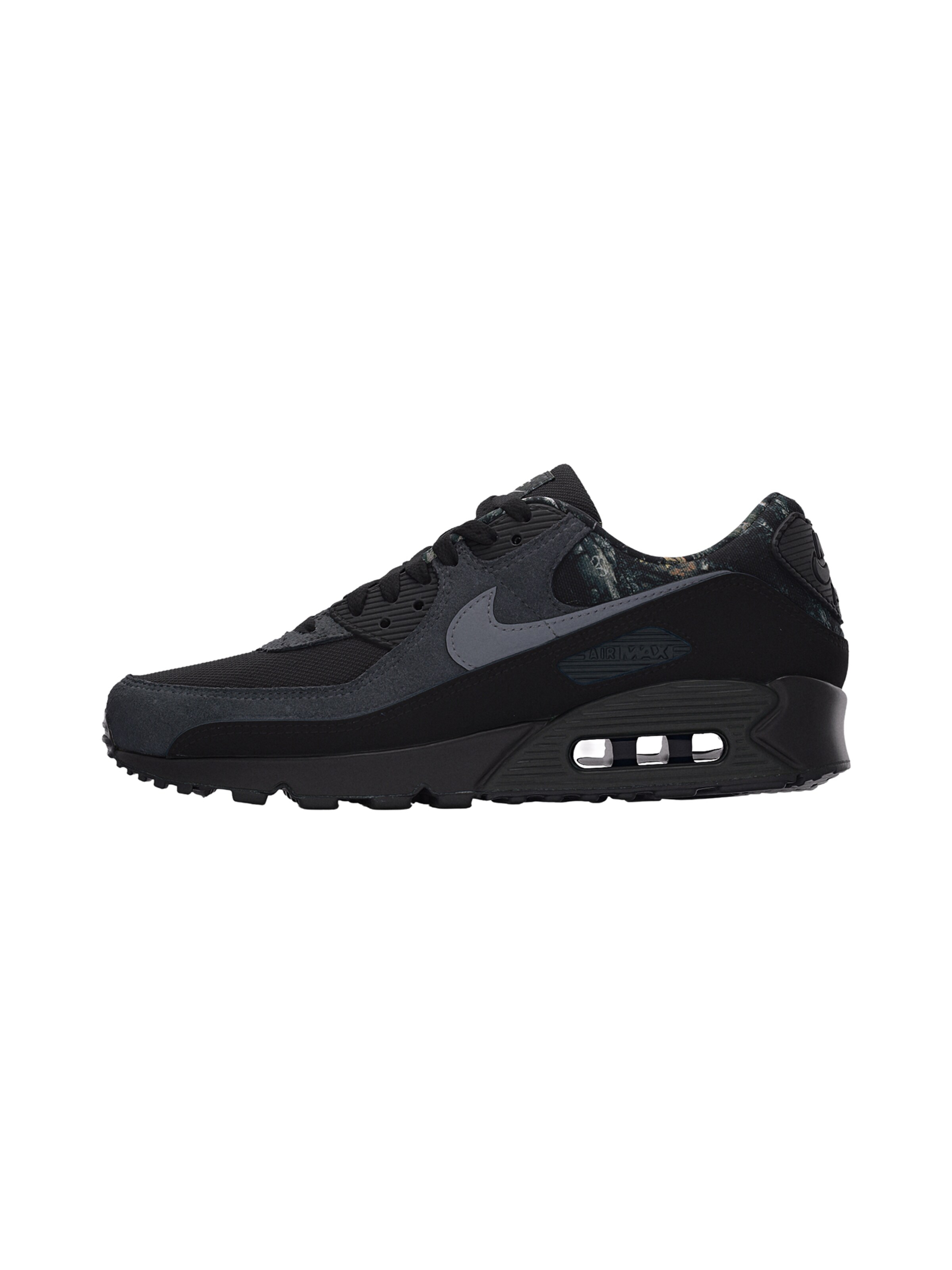 Nike Sportswear Sneakers laag 'Air Max 90' in de kleur Smoky blue / Basaltgrijs / Zwart, Productweergave