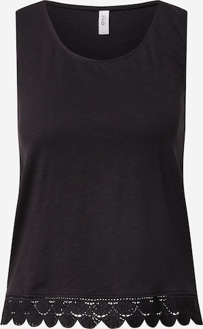 ONLY Top 'LUNA' in Black: front