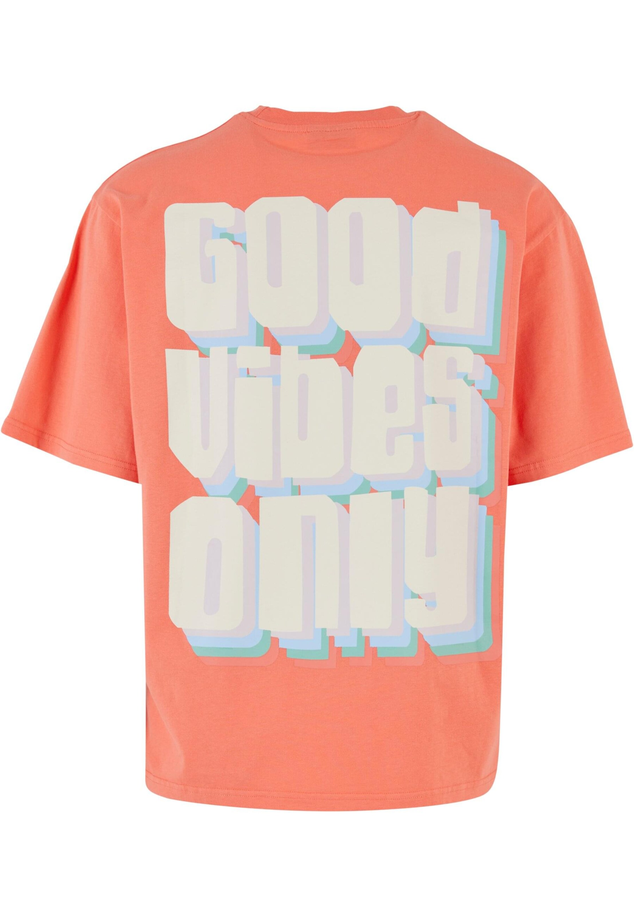 Maglietta 'Good Vibes Only' di 2Y Studios in arancione