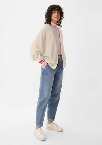 comma casual identity Knit cardigan in Beige