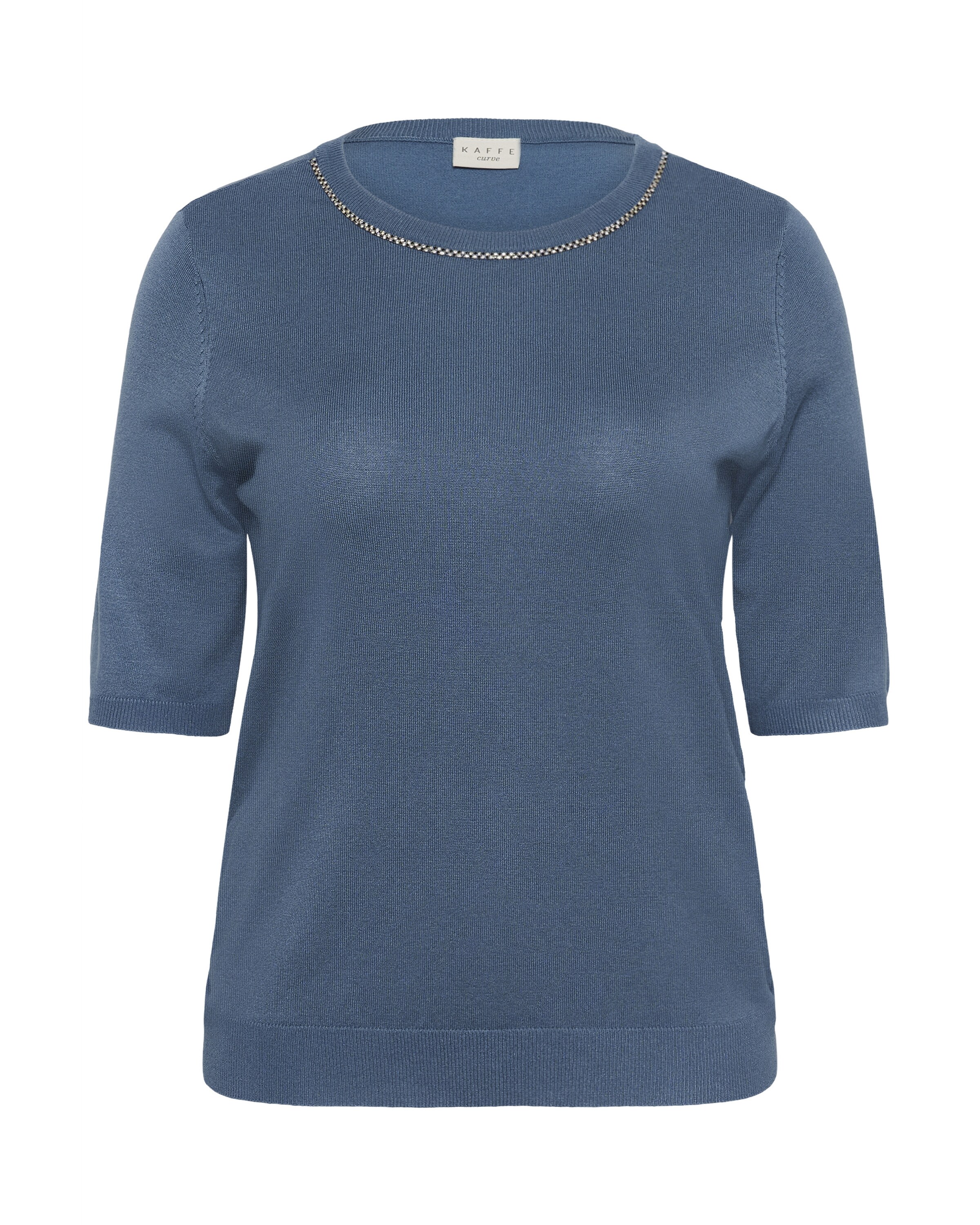 Pull-over 'Carla ' KAFFE CURVE en bleu : devant