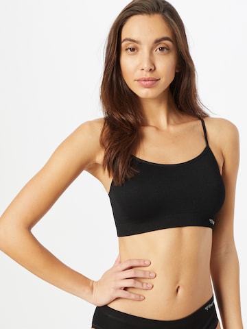 Bustier Soutien-gorge de sport 'Juno' Hummel en noir : devant