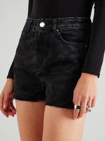 Misspap Regular Jeans 'Marble' in Black
