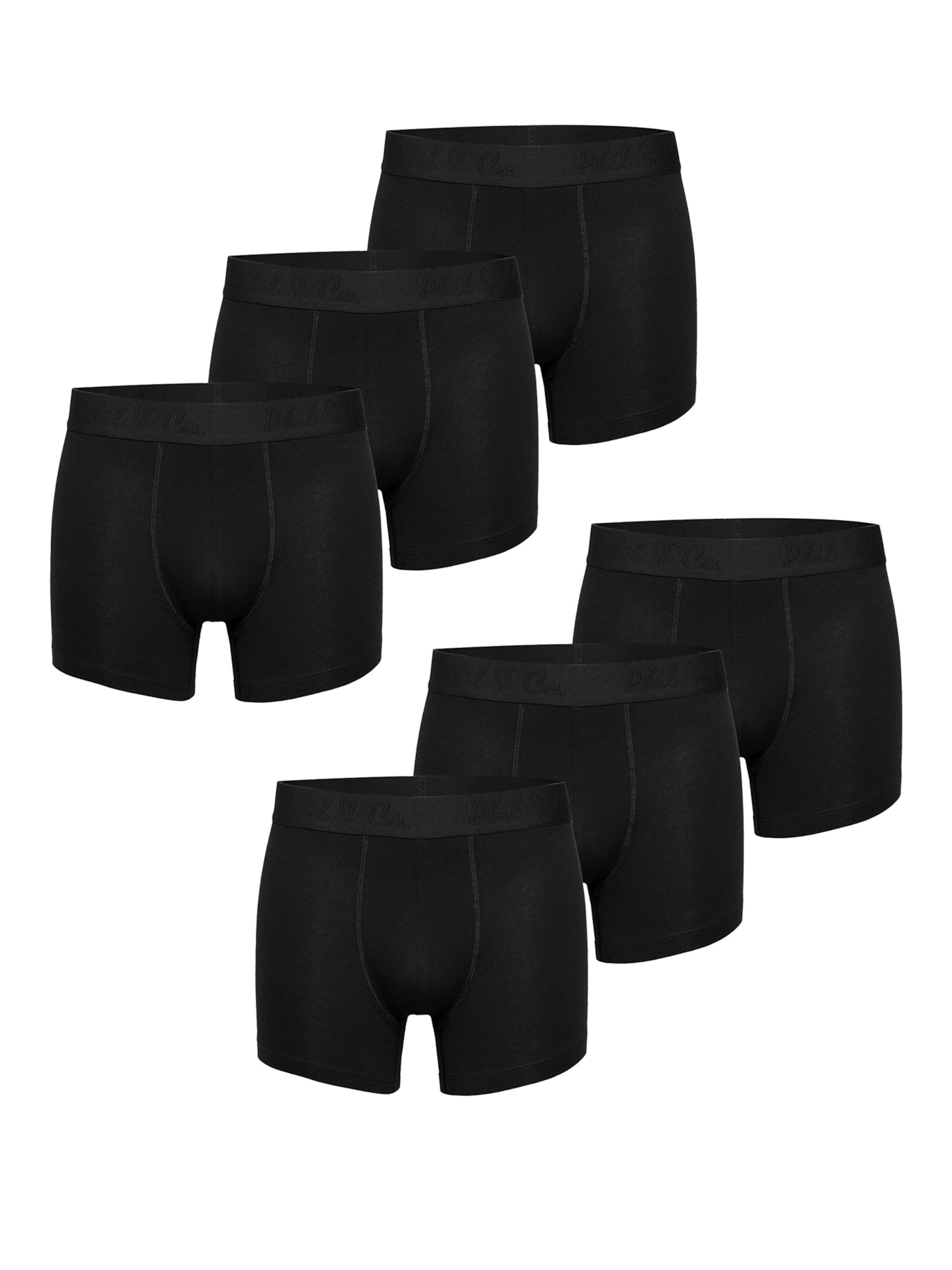 Phil & Co. Berlin Boxer shorts in Black: front