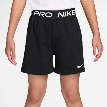 NIKE Regular Функционален панталон 'DF' в черно: отпред