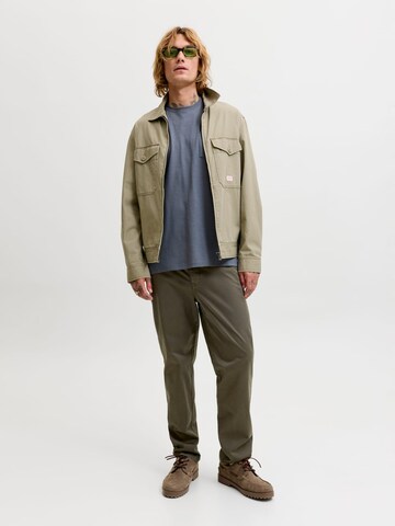 JACK & JONESregular Chino hlače 'JPSTOllie' - zelena boja