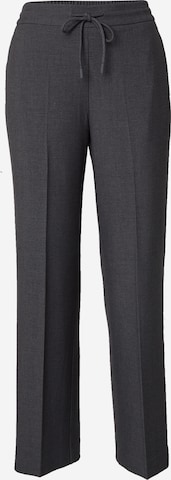 Wide leg Pantaloni cu dungă de la COMMA pe gri: față