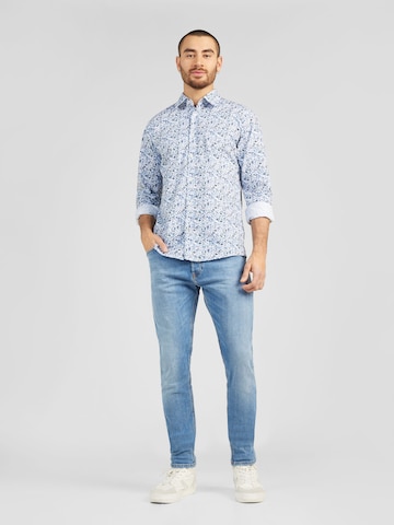 JOOP! Jeans Regular fit Button Up Shirt 'Hanson2' in Blue