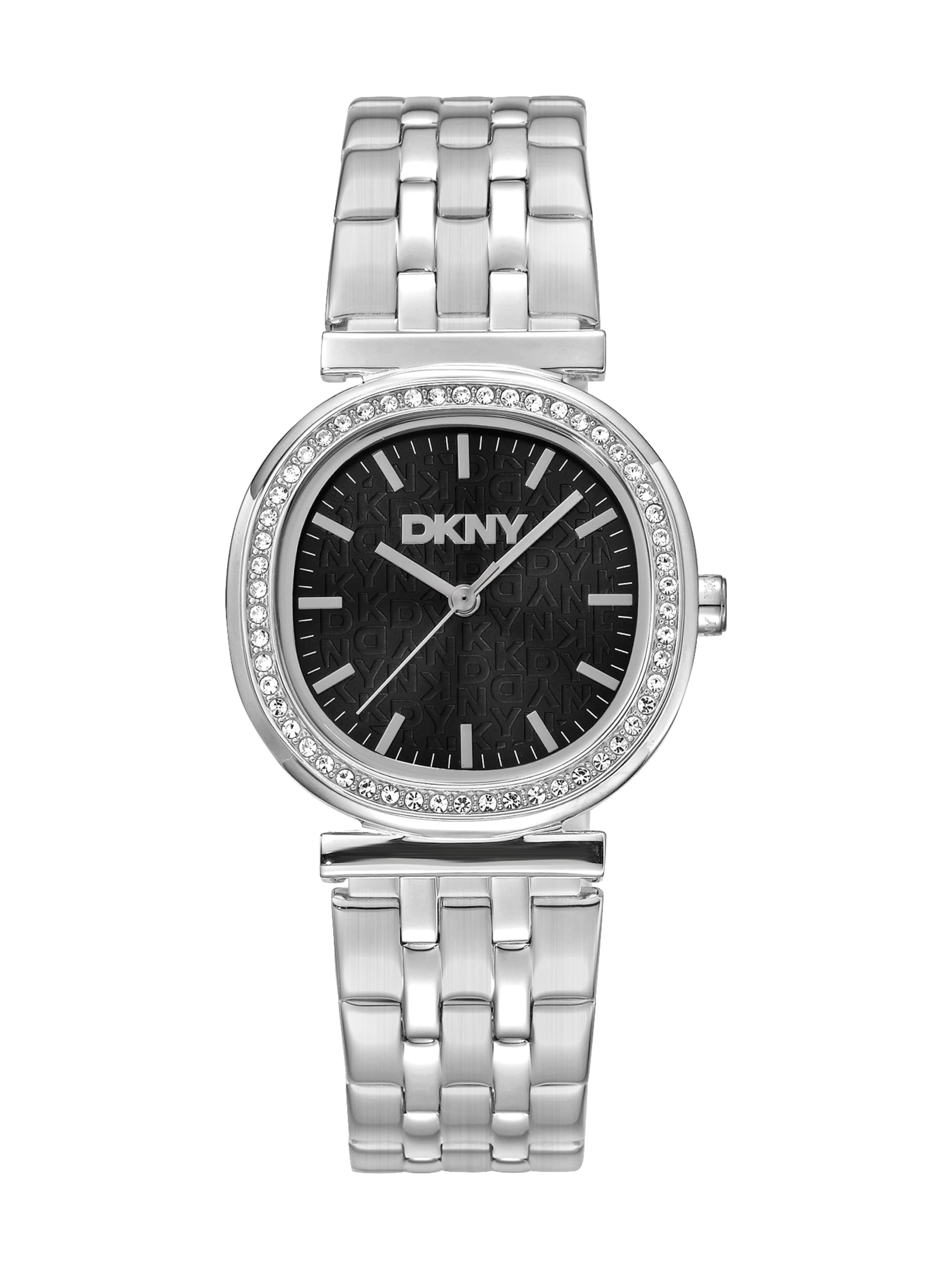 DKNY Analog Watch 'Evening' in Silver: front