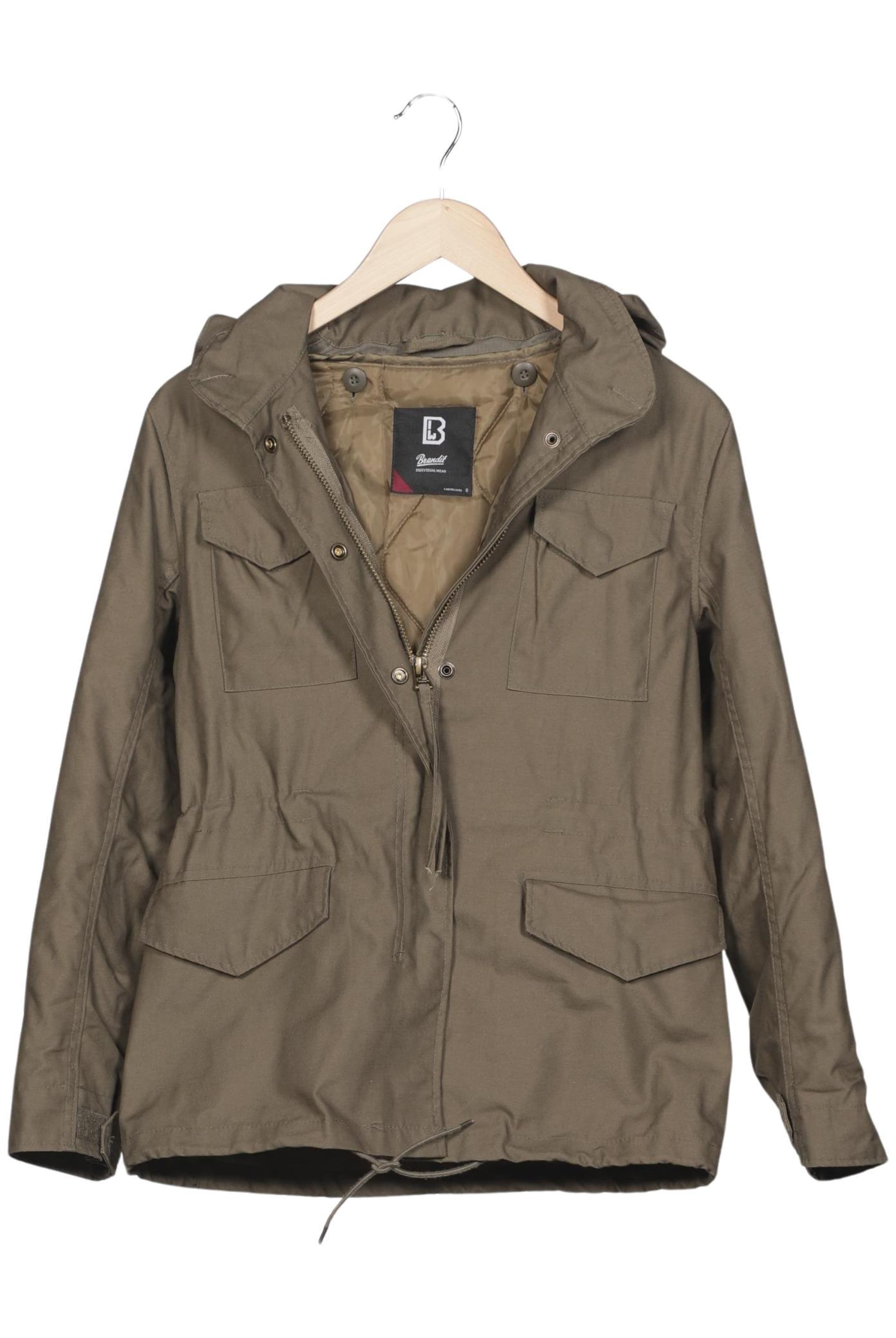 Brandit Jacket & Coat in S in Green: front