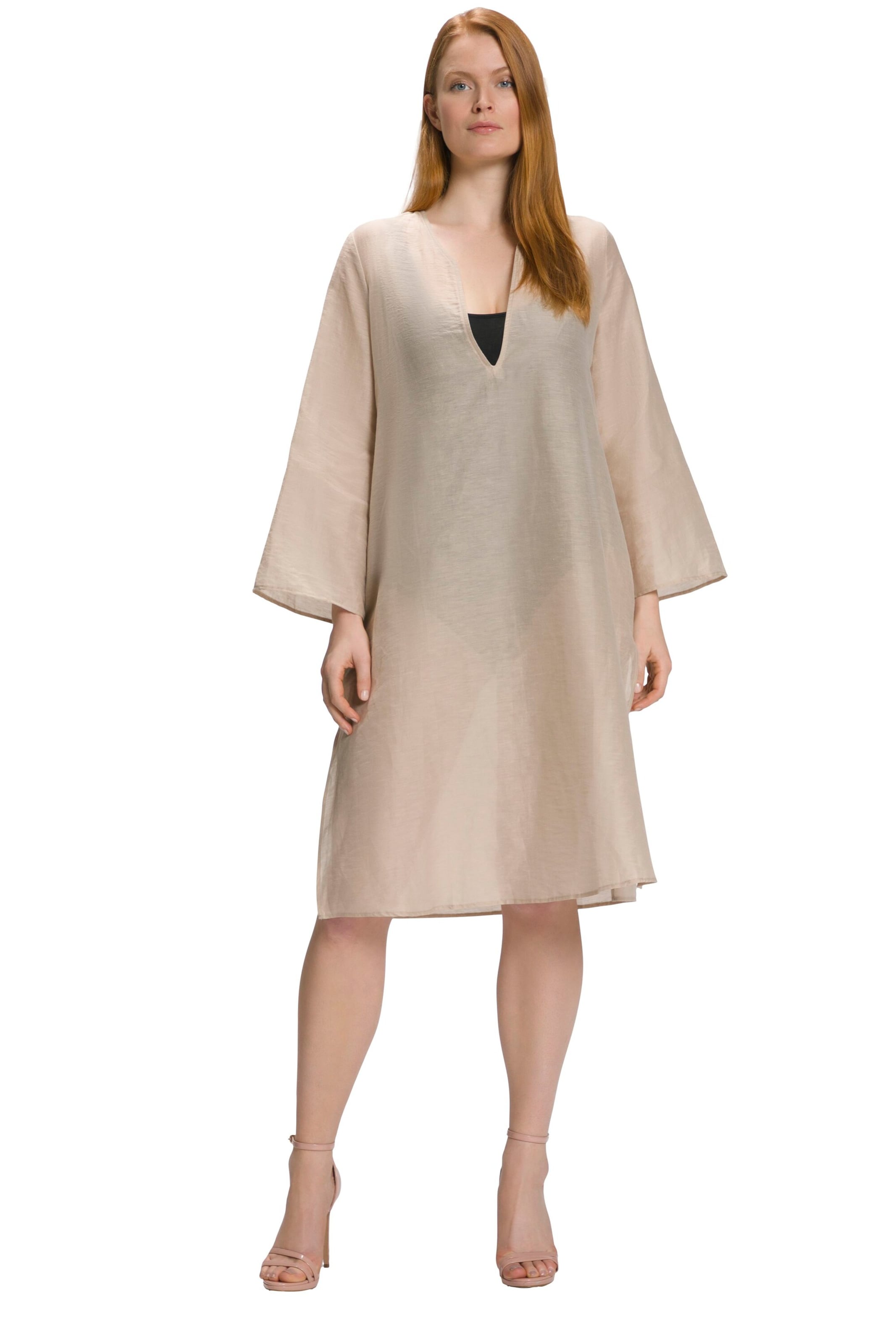 Robe Ulla Popken en Beige ABOUT YOU