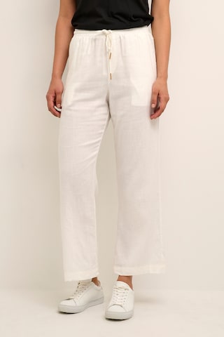 Cream Loose fit Pants 'Venta' in White: front