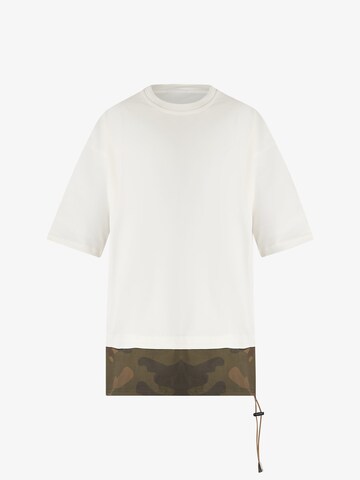 DARK LABEL - Camisa em bege: frente