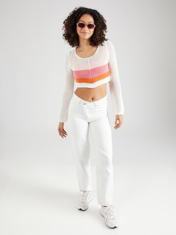 Pullover 'TRINA' di ONLY in bianco