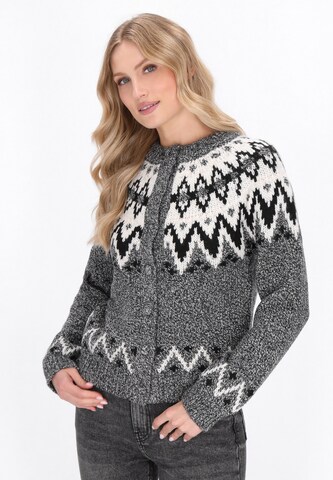 DreiMaster Vintage Knit cardigan 'Vintage' in Black