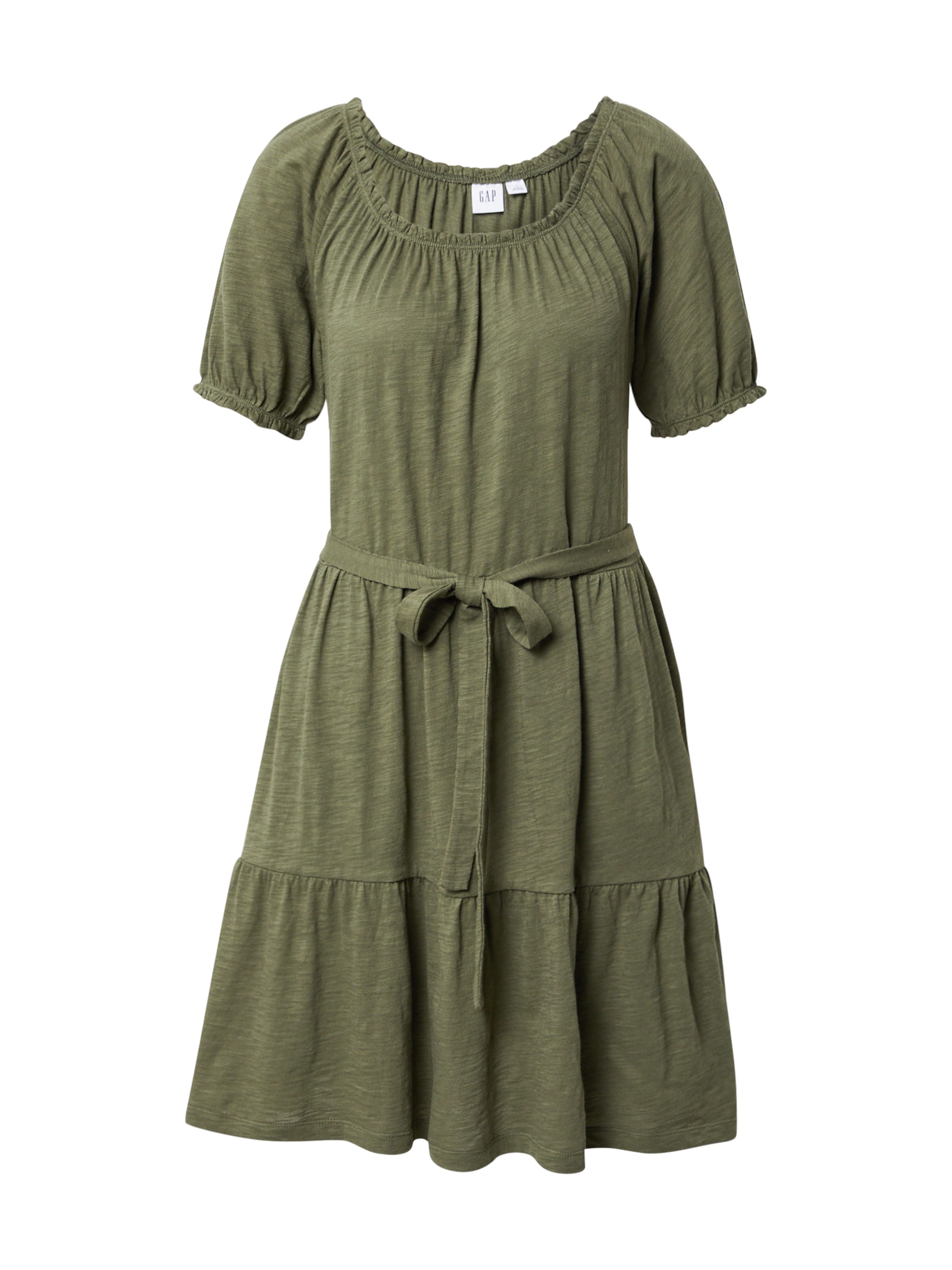 GAP Sukienka 'FOREVER' w kolorze zielony: przód