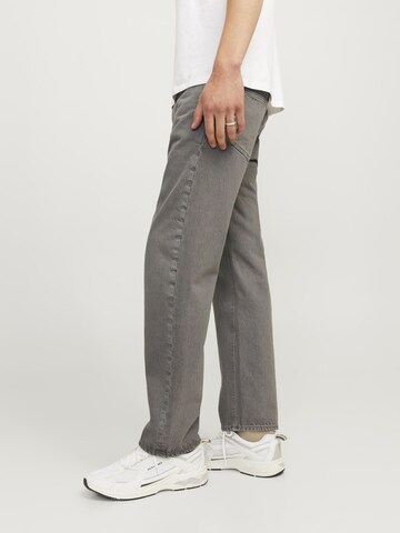 JACK & JONES Широка кройка Дънки 'JJICHRIS JJCOOPER' в сиво