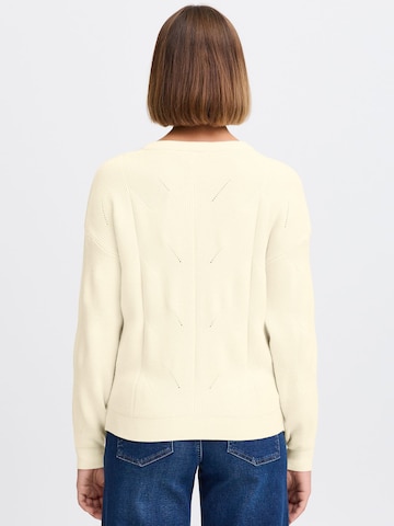 Pull-over ' Boston ' ICHI en blanc