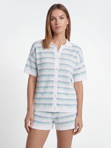 AMALY Μπλουζάκι σε μπλε: μπροστά