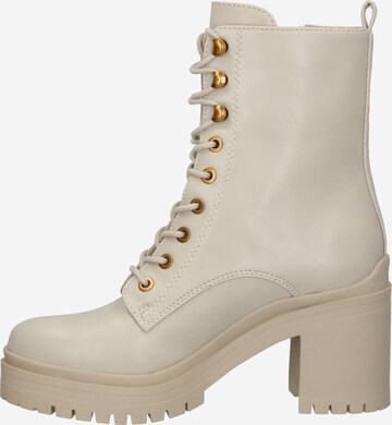 GUESS Lace-Up Ankle Boots 'CABRA 2' in Beige