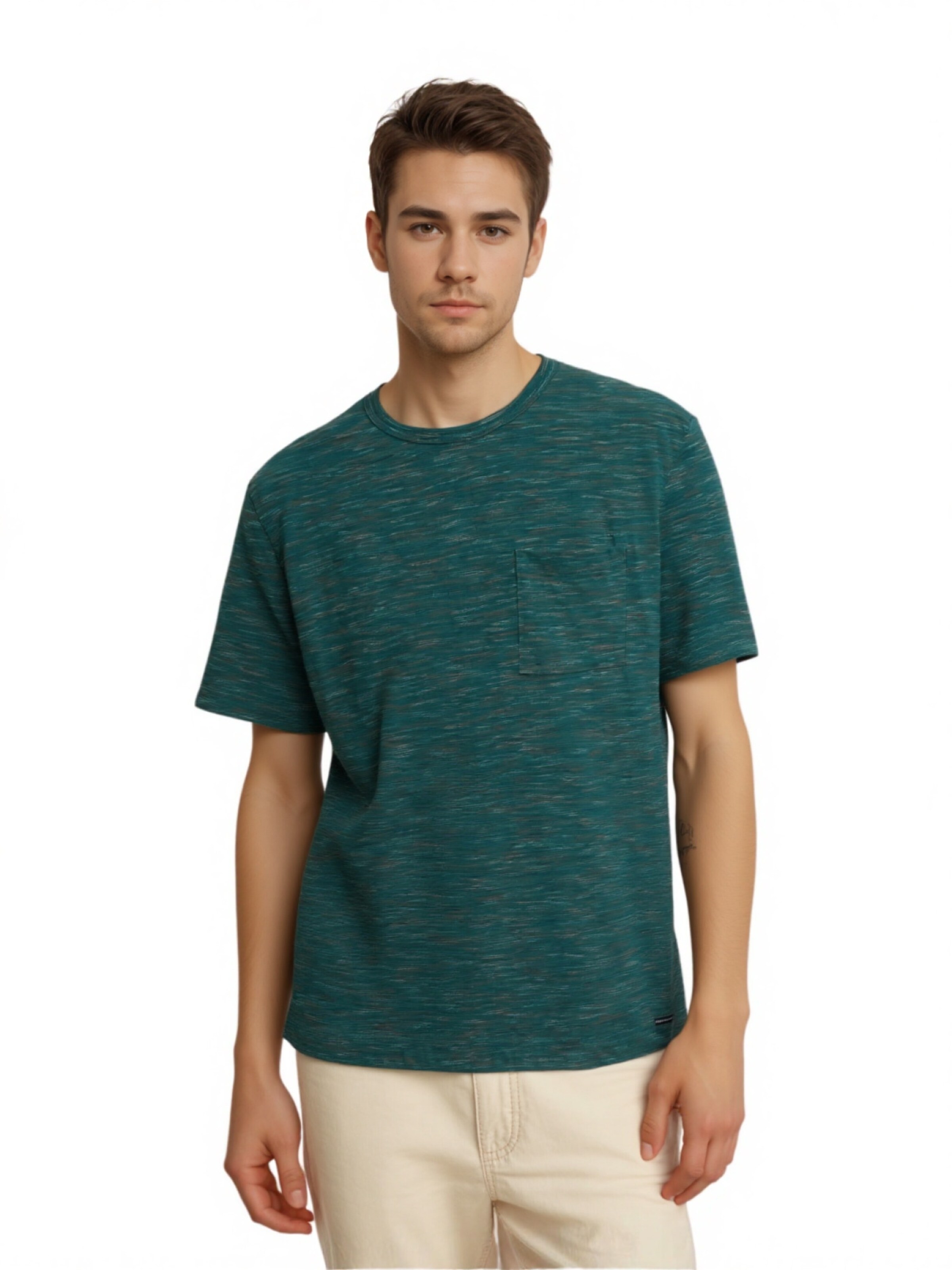 TOM TAILOR Shirt in Green: front
