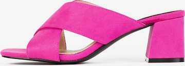 Celena Mules 'Carah' in Purple: front