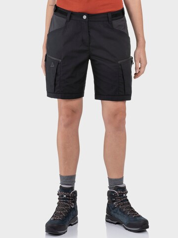 Schöffel Regular Outdoorbroek 'Maghera' in Zwart: voorkant