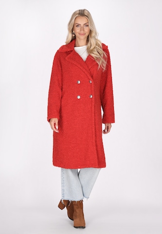 IZIA Wintermantel in Rot: Vorderseite