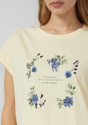 T-shirt s.Oliver en jaune