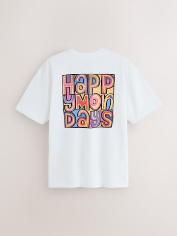 T-Shirt Next en blanc