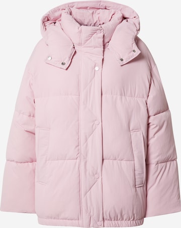 Veste d’hiver 'Marlin' EDITED en rose : devant