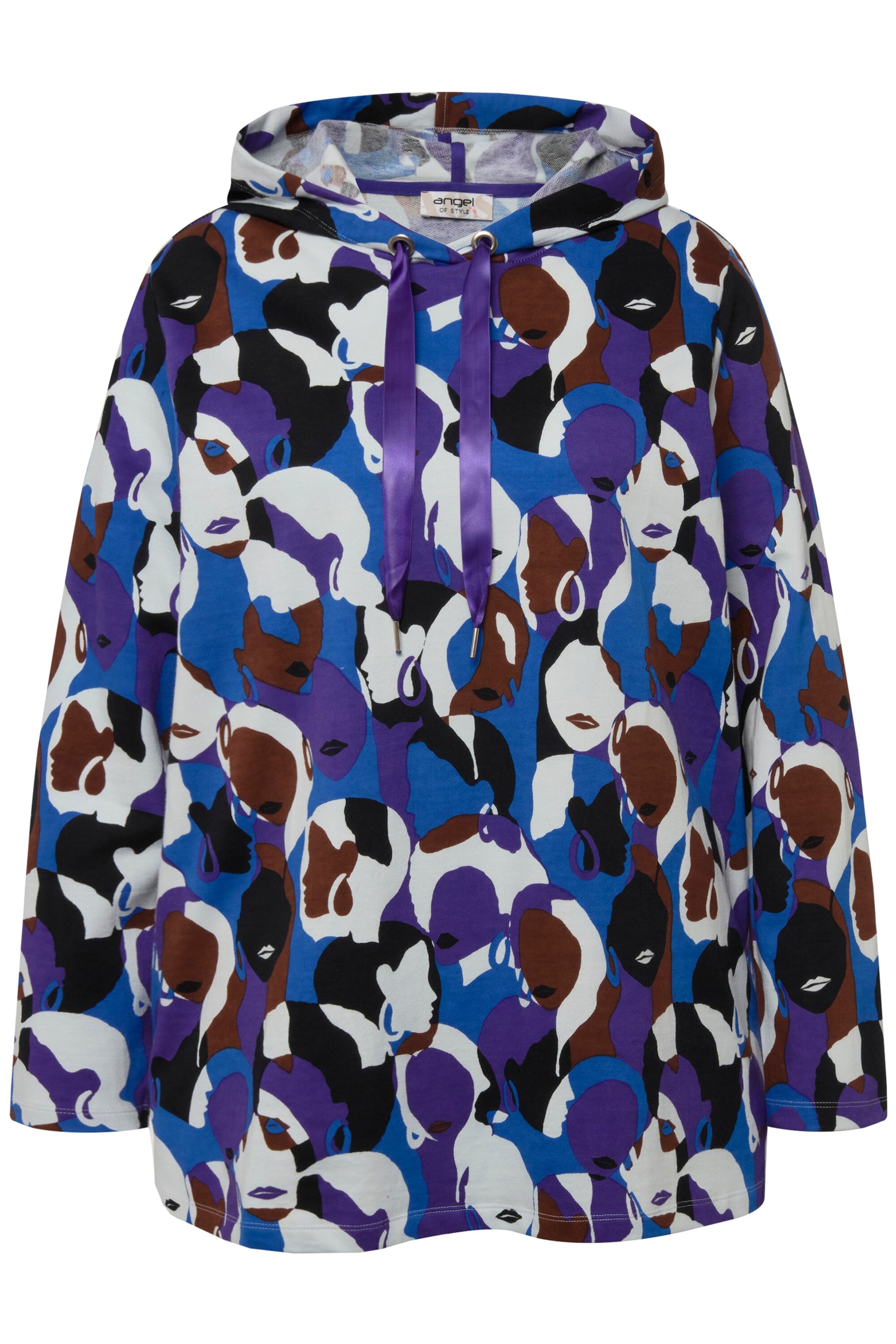 Angel of Style Sweatshirt in Blue: front