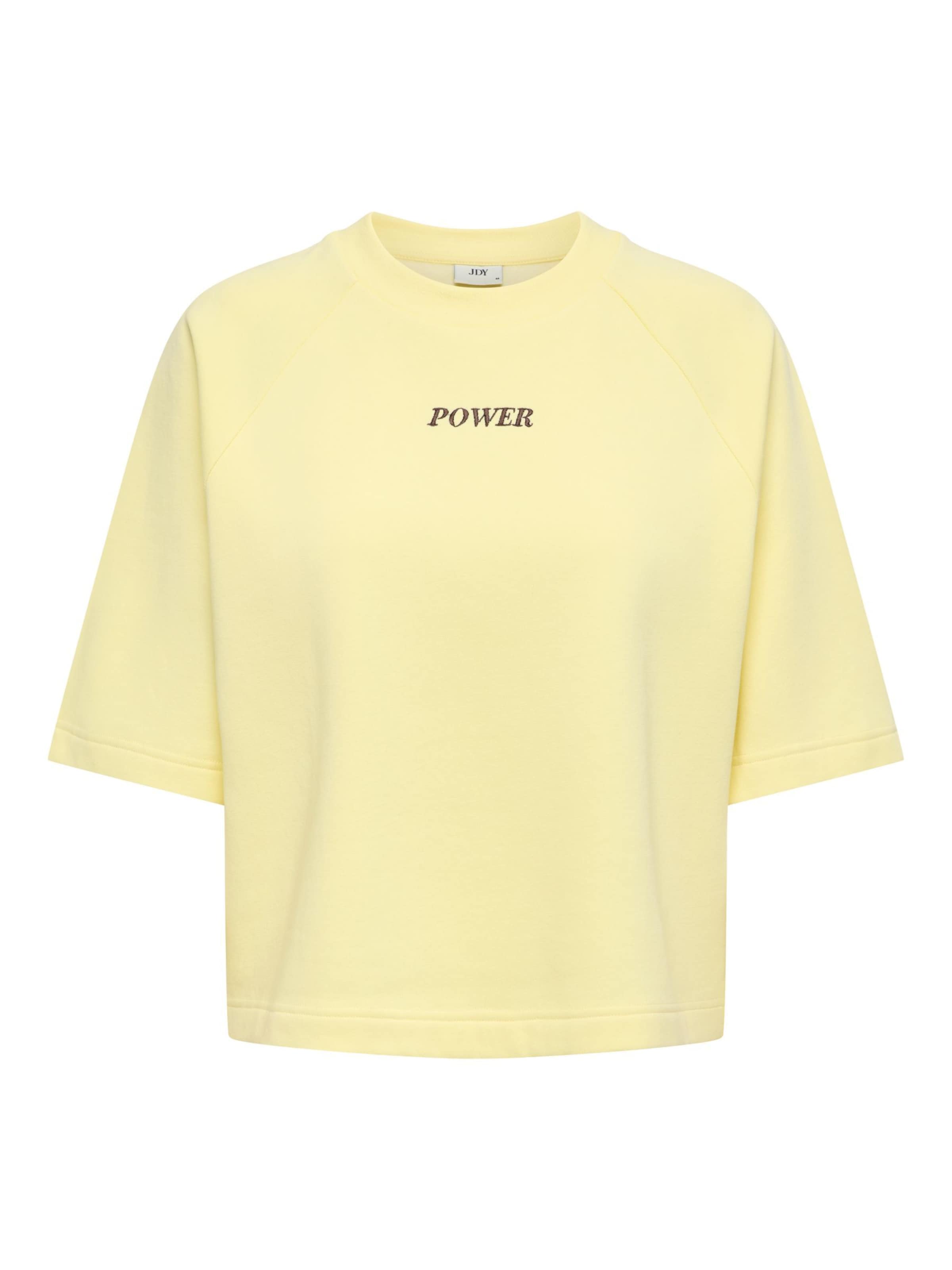 Felpa 'JDYOlivia' di JDY in giallo: frontale