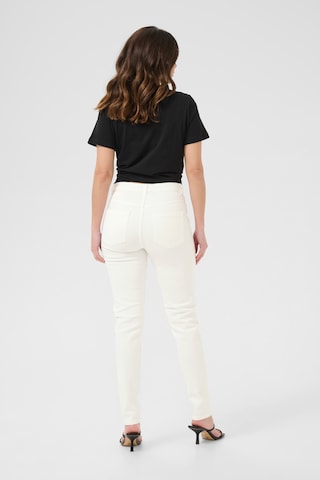 Kaffe Slimfit Jeans 'KAlaurine' in Wit