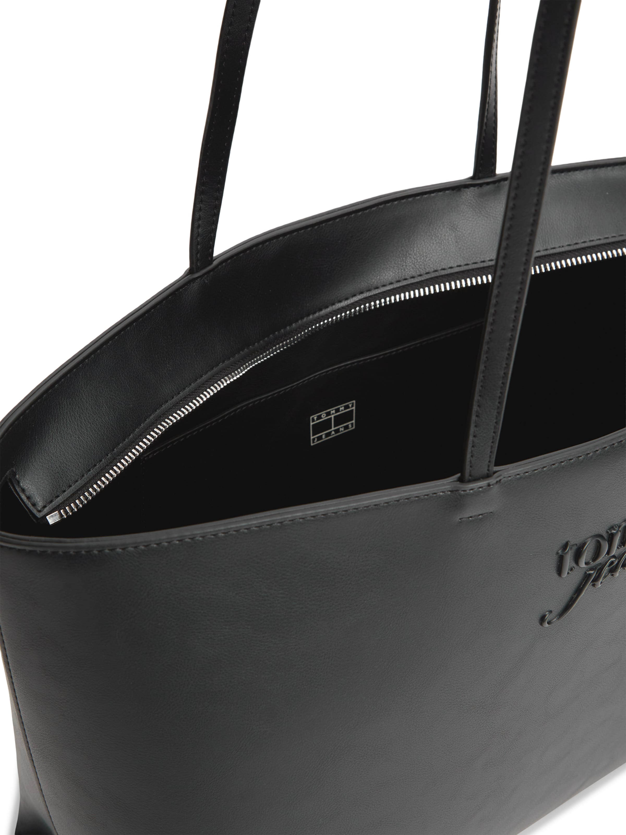Tommy Jeans Shopper 'MUST' in Schwarz