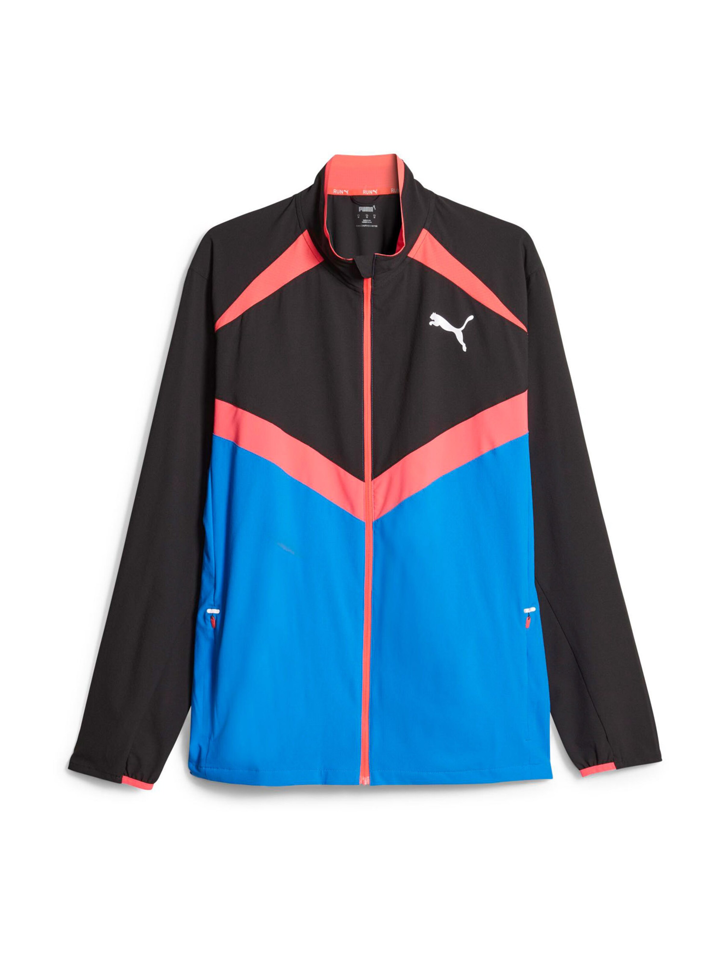 PUMA - Casaco de treino em preto: frente