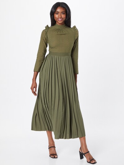Rochie tip bluză Little Mistress pe kaki, Vizualizare model