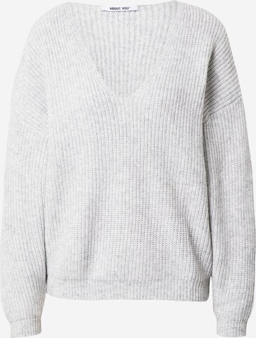 ABOUT YOU - Pullover 'Nuria' em cinzento: frente