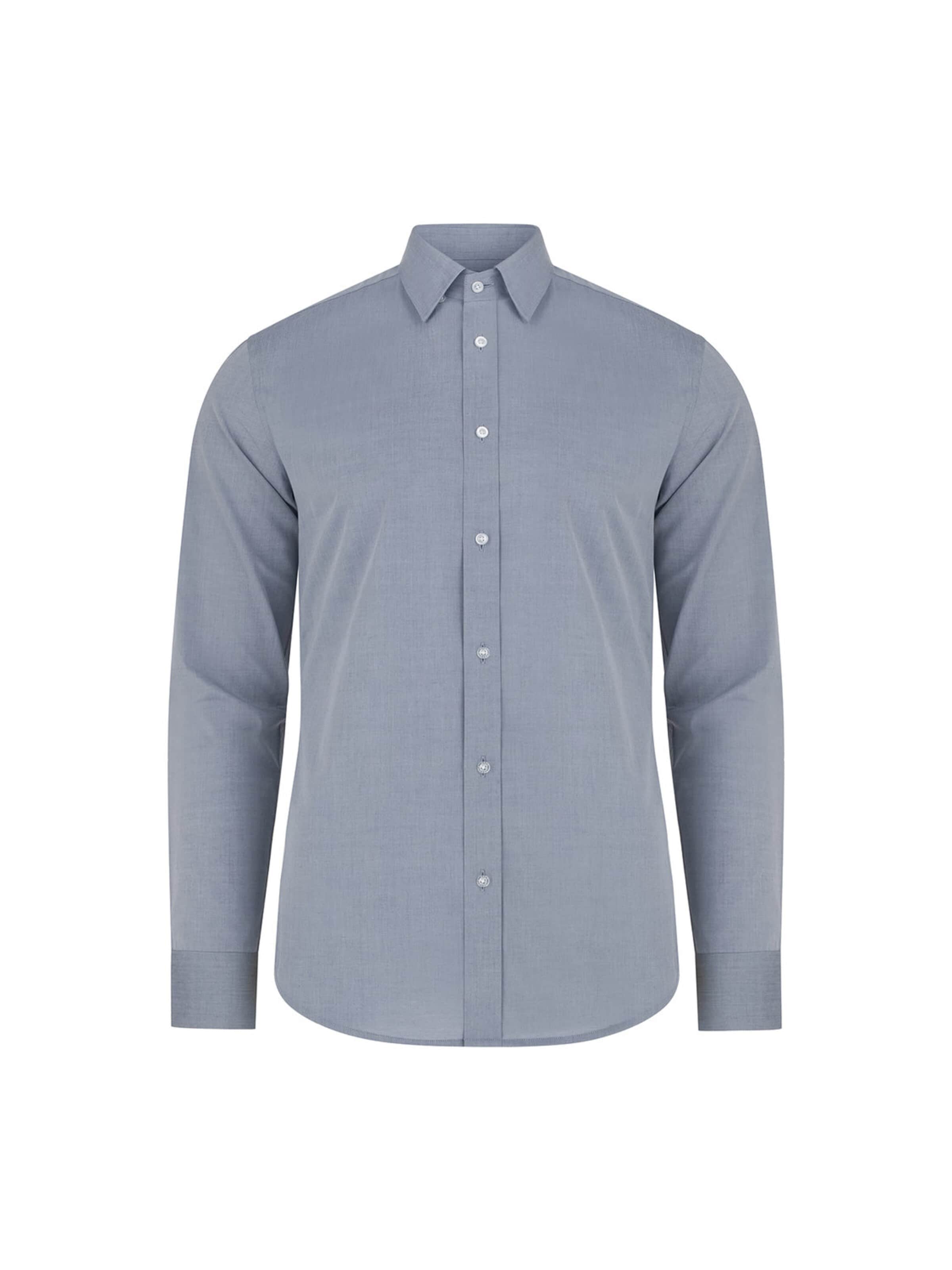 Pako Lorente Koszulka 'Szara koszula męska 100% bawełna Slim Pako Lorente roz. 3XL' w kolorze szary: przód