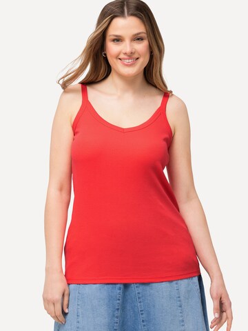 Ulla Popken Top in Rood: voorkant