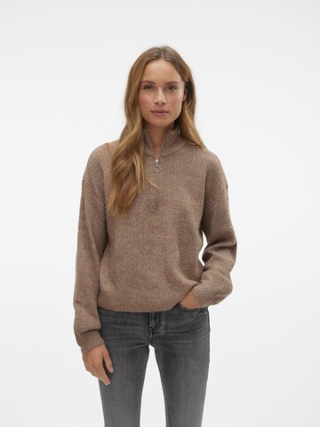 Pull-over 'Mili' VERO MODA en marron : devant