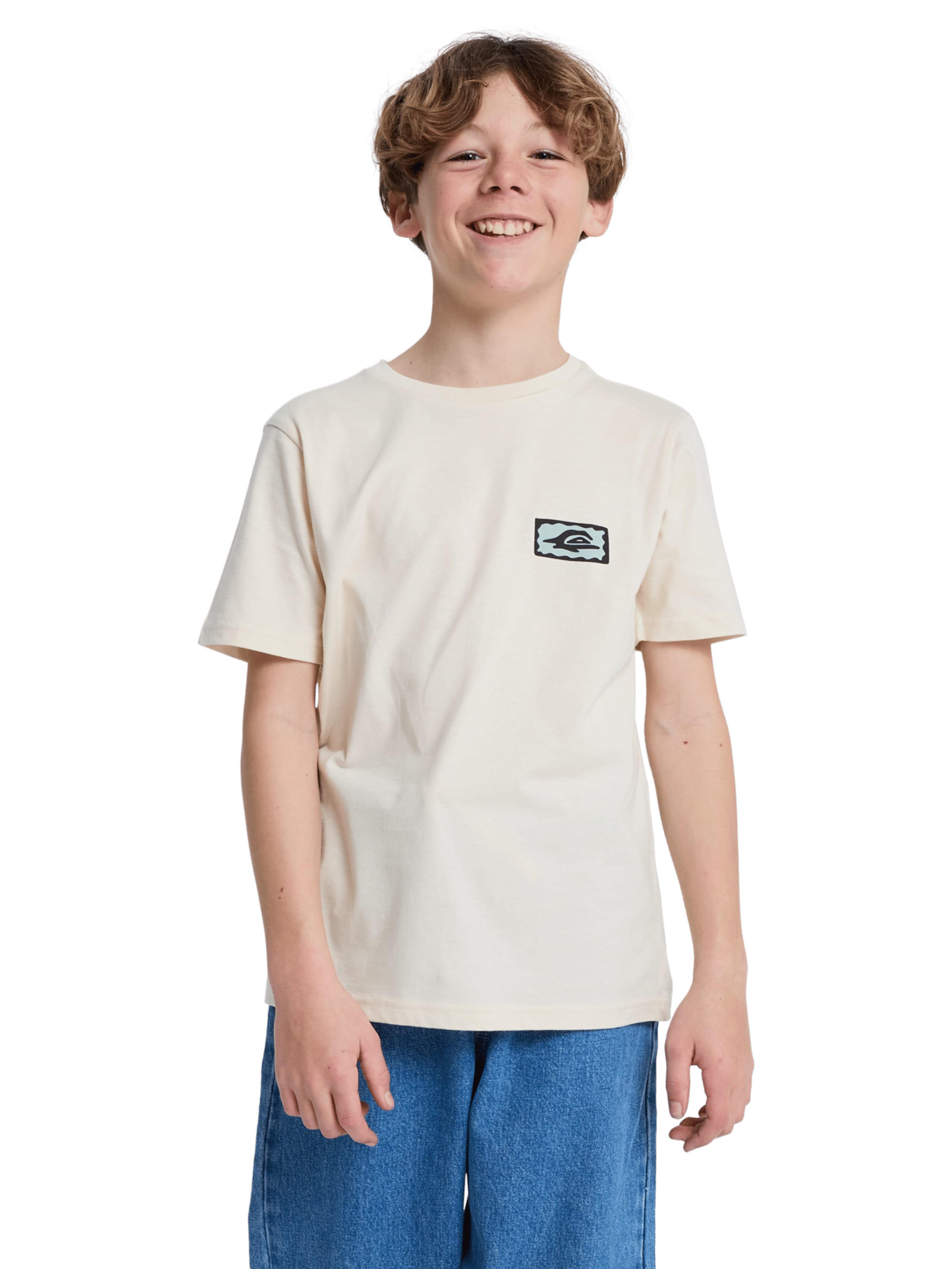 QUIKSILVER Shirt 'Serenity Splash' in Beige: front