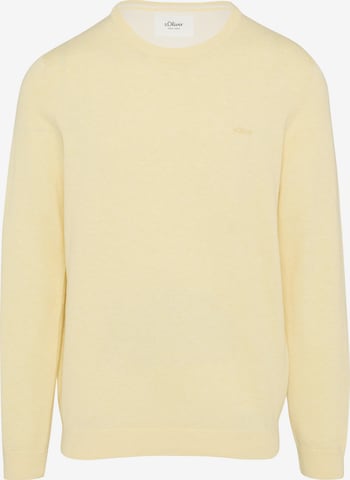s.Oliver Pullover in Gelb: Vorderseite