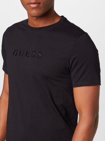GUESS Koszulka 'Classic' w kolorze czarny