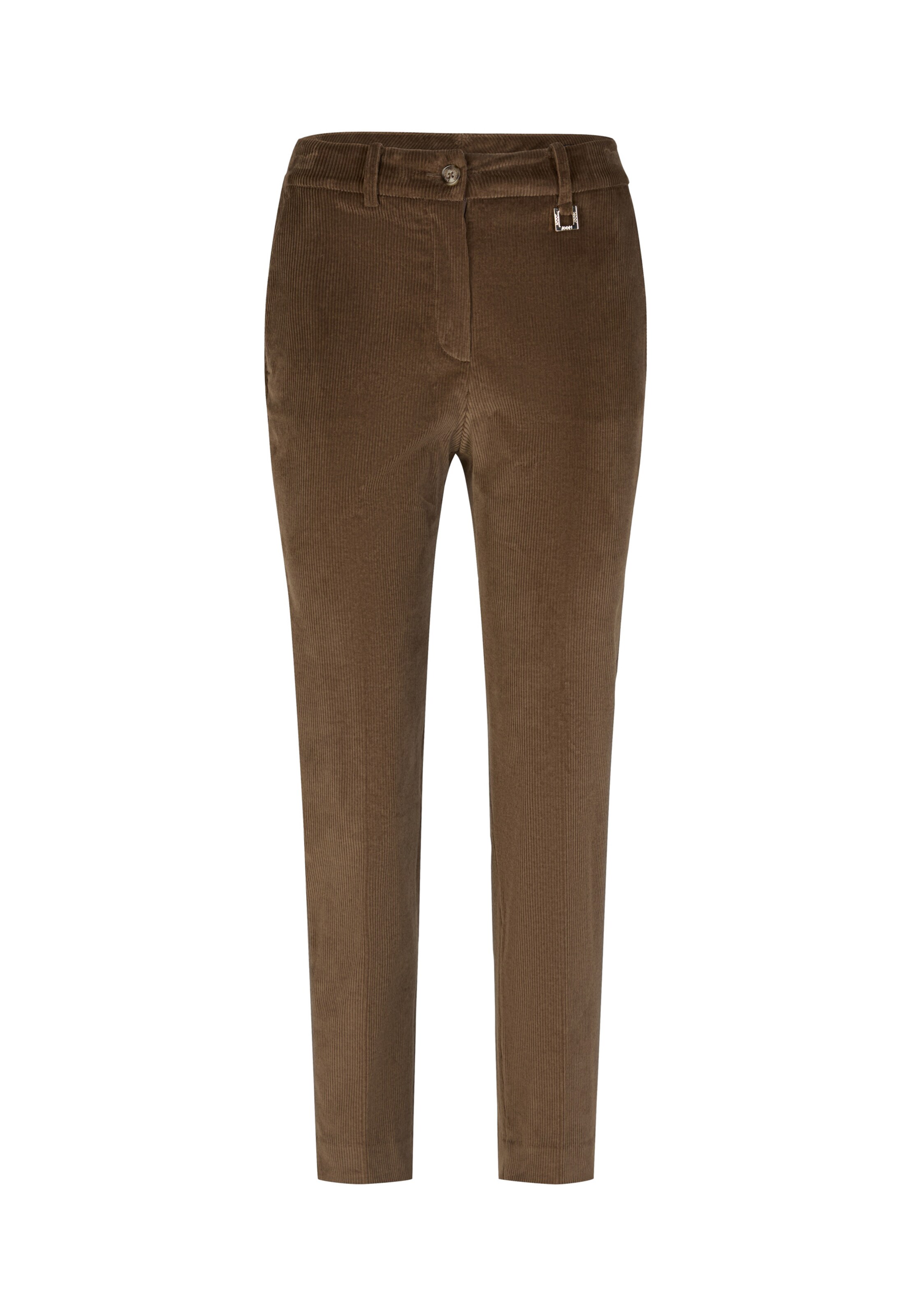 Coupe slim Pantalon à plis JOOP! en marron : devant
