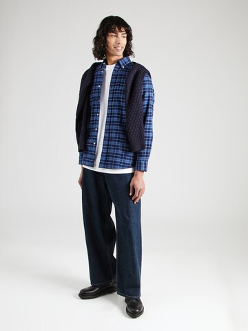 TOMMY HILFIGER Regular Fit Hemd in Blau
